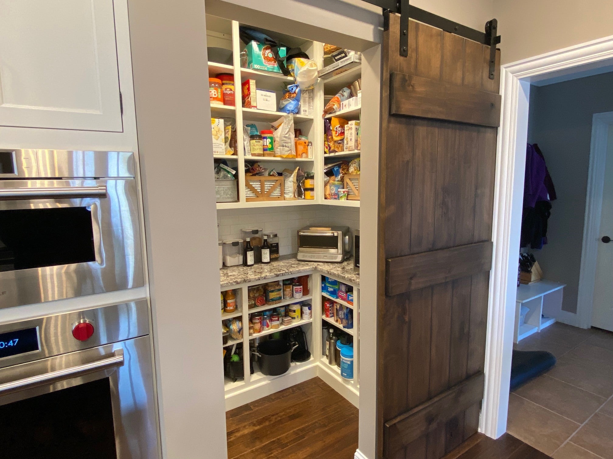 Barn Door Pantry