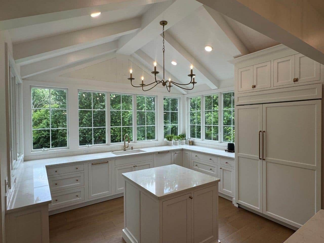 White Transitional Kitchen