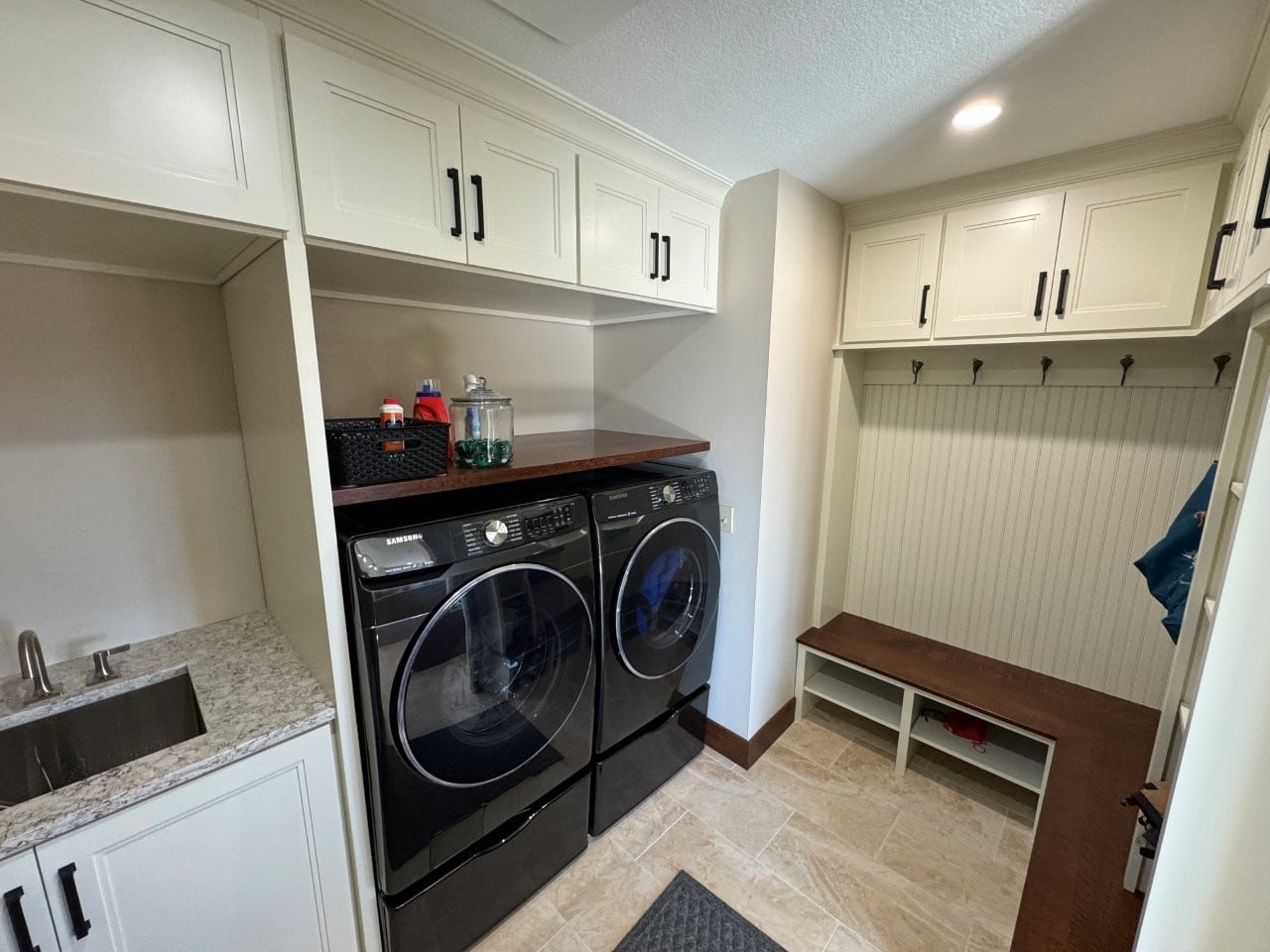 Laundry Room & Bench